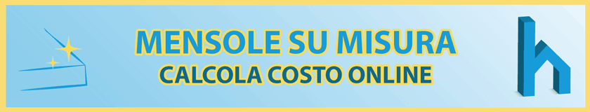 mensole su misura in plexiglass prezzi calcola online